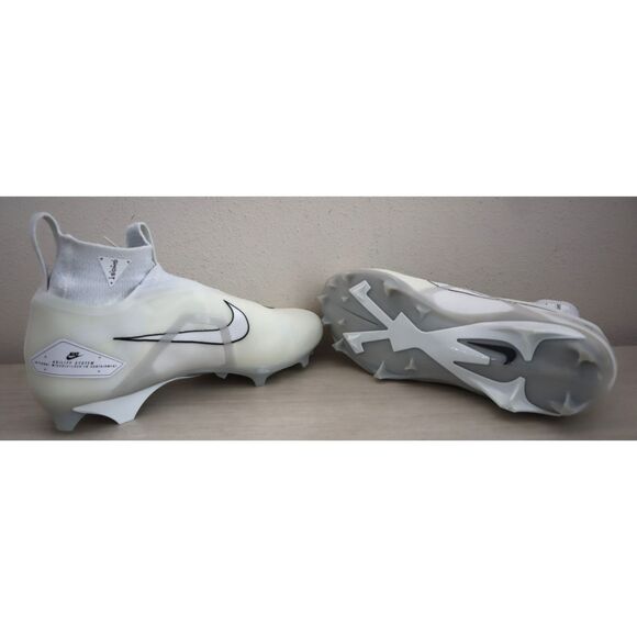 Nike DM1792-109 Men's Sz 12 Pure Platinum Alpha Menace Elite Football Cleats - Picture 5 of 13